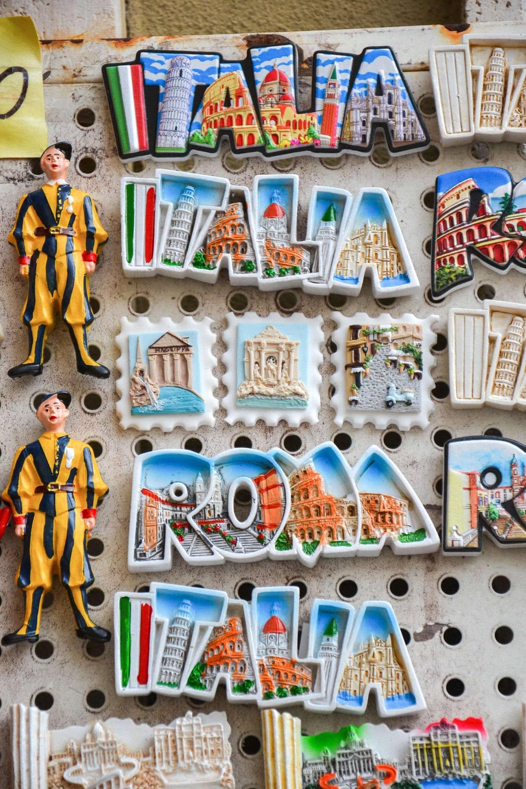 Rome Italy Post Stamp Magnet: Polymer Clay Travel Gift - Etsy Canada