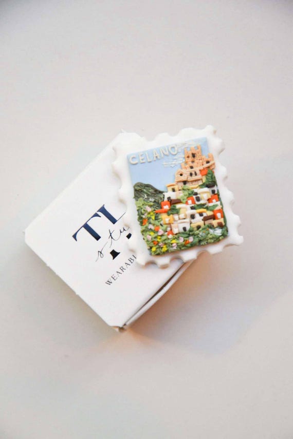 Celano Italian Village Magnet: Post Stamp Souvenir, Travel Gift - Etsy Canada