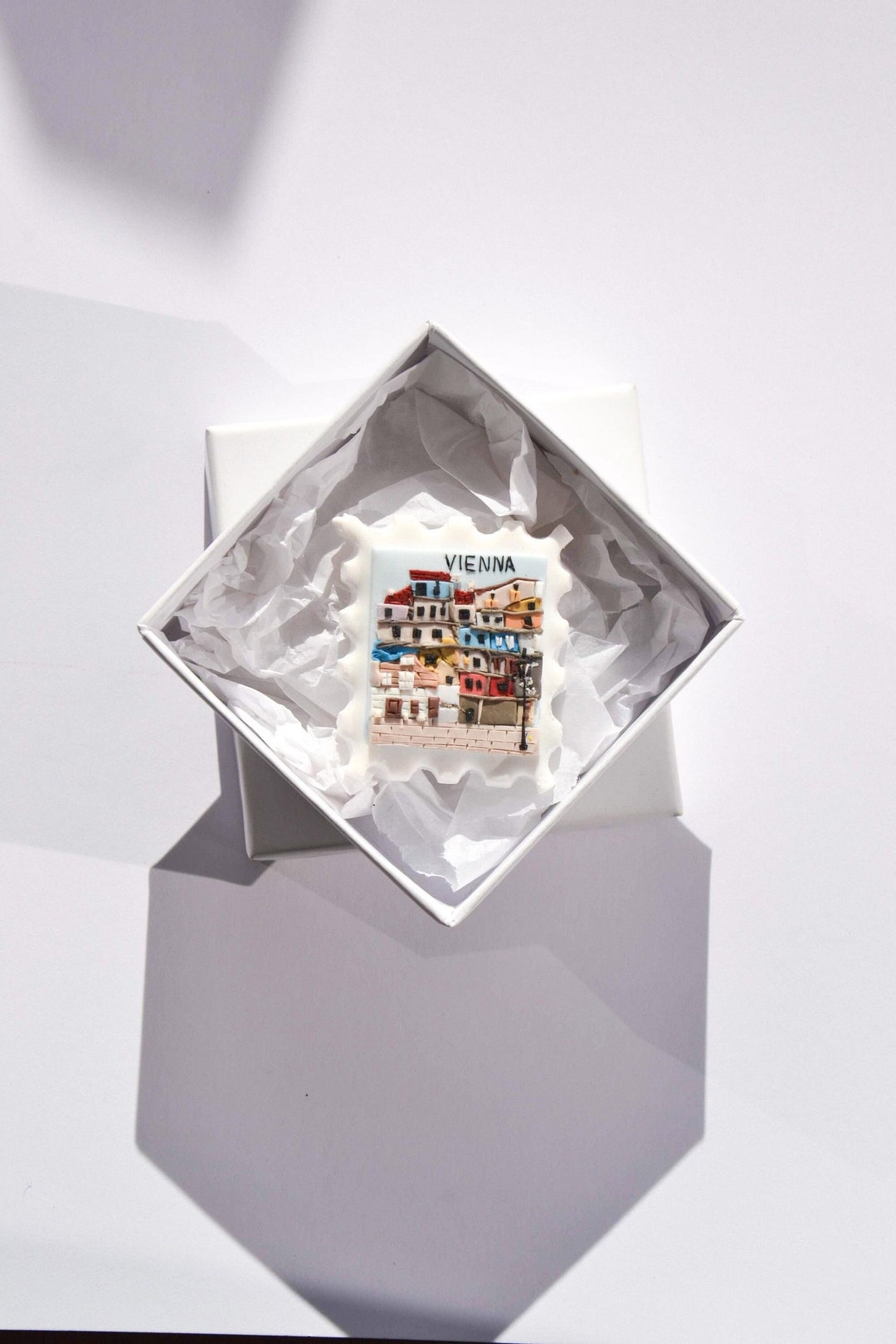Vienna Clay Magnet: Travel Souvenir, Fridge Post Stamp - Etsy Canada