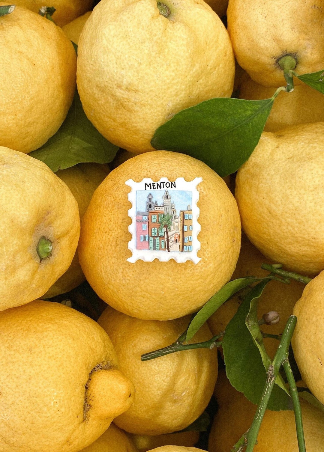 Menton France Fridge Magnet: French Riviera Handmade Souvenir - Etsy Canada