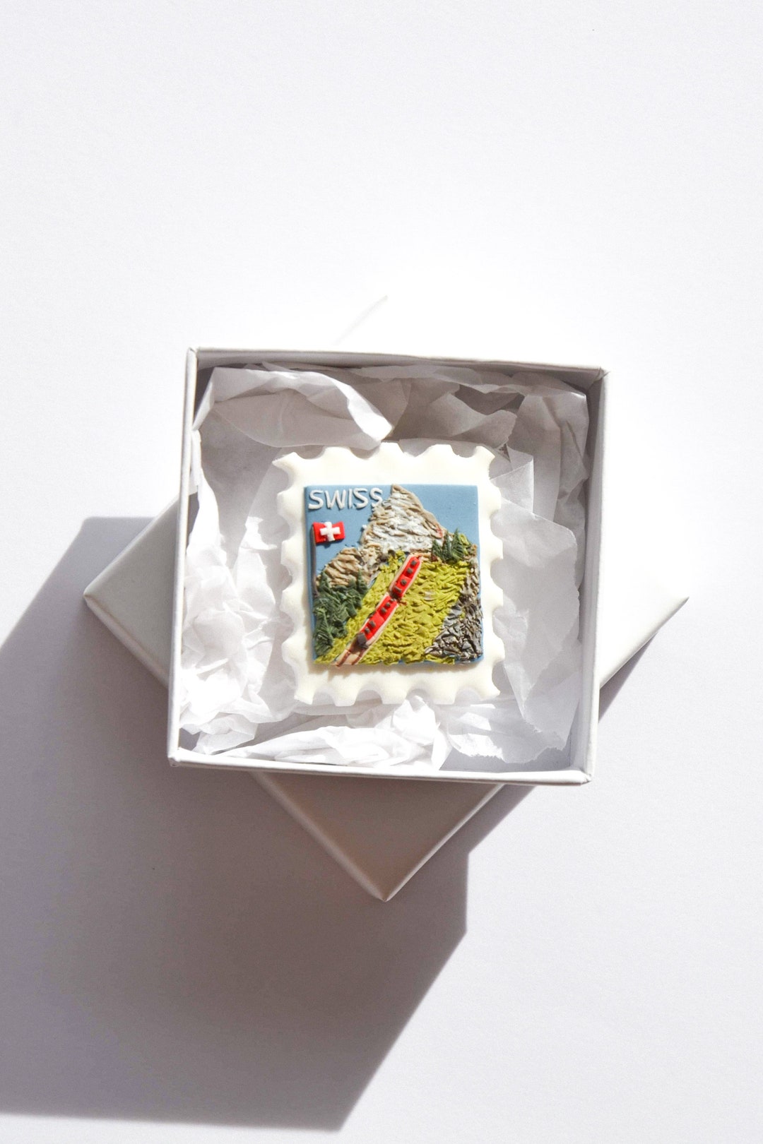 Switzerland Landscape Magnet: Clay Post Stamp Fridge Decor - Etsy Canada