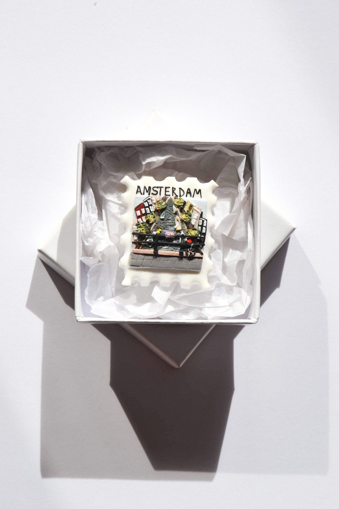 Amsterdam Clay Fridge Magnet: Travel Souvenir Gift - Etsy Canada