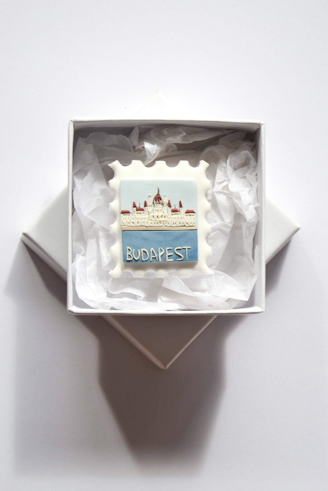 Budapest Clay Magnet: Post Stamp Fridge Magnet, Travel Souvenir - Etsy Canada