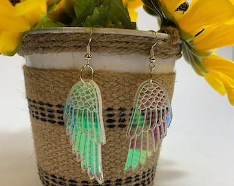 Angel Wings Delight - Heavenly Holiday Earrings and Angel Wing Jewelry