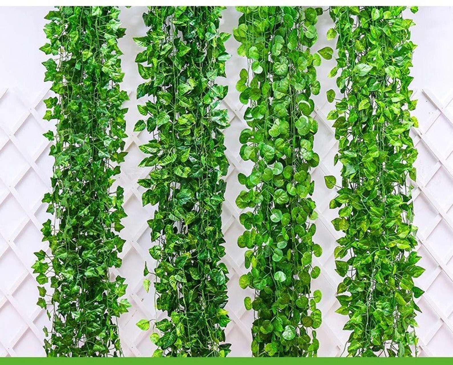 Artificial Fake Faux Vines 12pcs Home Decoration Wall Deco Etsy