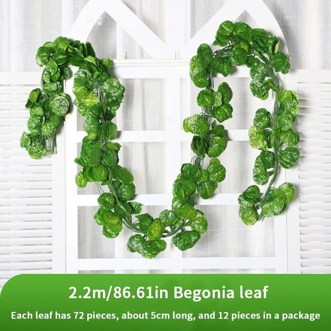 Artificial Fake Faux Vines 12Pcs Home Decoration Wall Deco Etsy