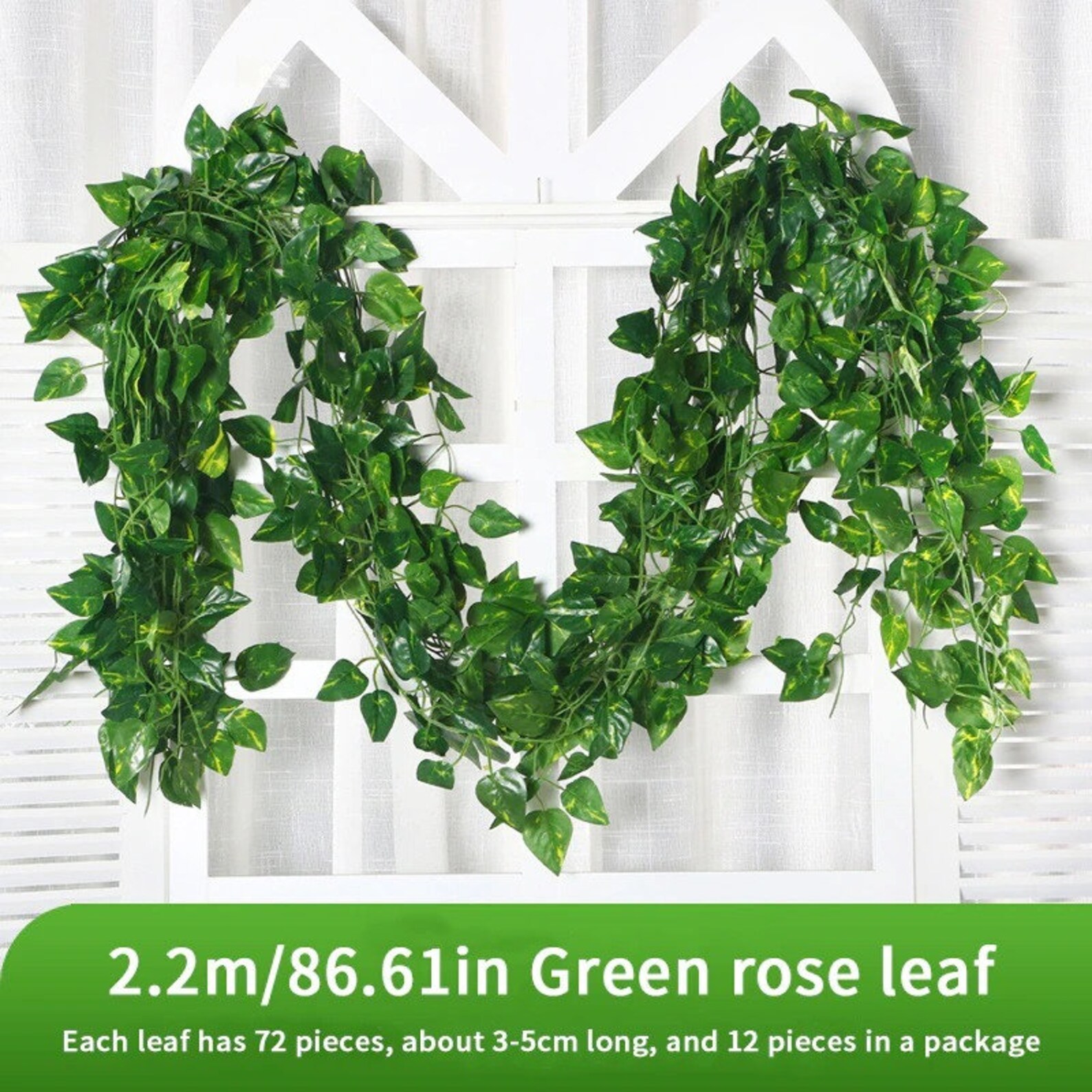 Artificial Fake Faux Vines 12Pcs Home Decoration Wall Deco Etsy