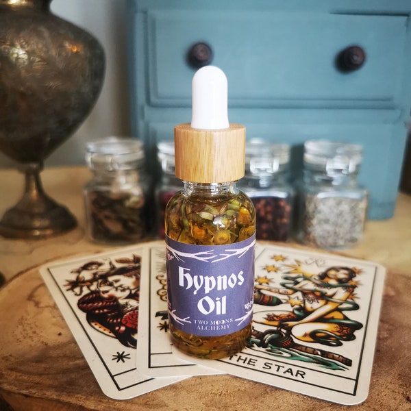 Hypnos Oil | Sleep and Dream Witchcraft Magickal Spell and Ritual Oil | Magical Anointing Oil | Spellcaster Wiccan Pagan Curio