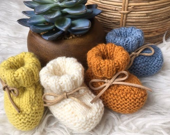 Chaussons Laine Bebe Etsy