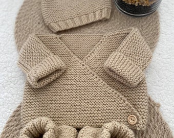 Mitaines Tricot Bebe Etsy