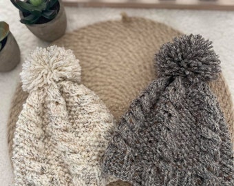 Bonnet Pompon Bebe Etsy