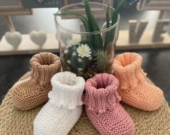 Chaussons Laine Bebe Etsy