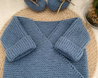 Brassiere Bebe Tricot Etsy