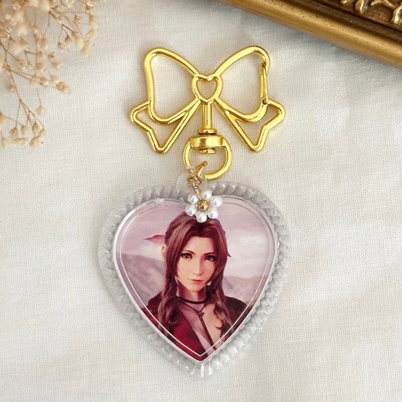 Aerith Gainsborough Keychain - Etsy