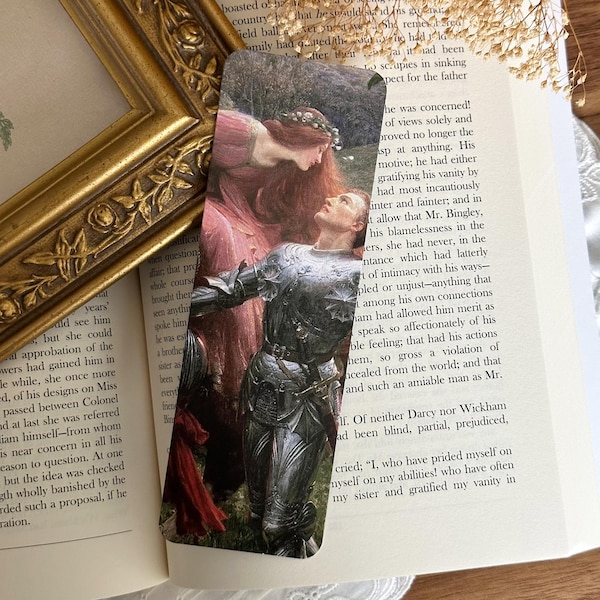 la belle dame sans merci bookmark | handmade | custom