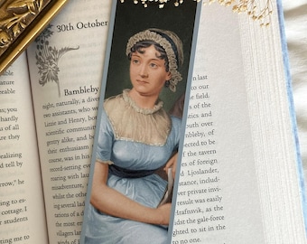 jane austen bookmark | handmade | custom