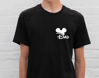 Mickey Head Dad Shirt, Mickey Mouse Shirt, Disney Men's Shirt, Fathers Day Disney Shirt, Fathers Day Gift, Disney Dad Shirt, Gift For Him