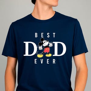 Best Dad Ever Mickey Mouse Head Disney Fathers Day Shirt, Mickey Dad Shirt, Disney Dad Shirt, Gift for Dad, Birthday Gift for Dad Tee