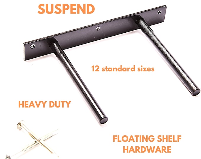 Floating Shelf Bracket Shelves Hardware Concealed Shelf Etsy New Zealand
