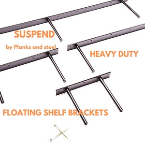 Floating shelves bracket  heavy duty floating shelf hardware concealed shelf support display book shelves hidden shelving wall shelves