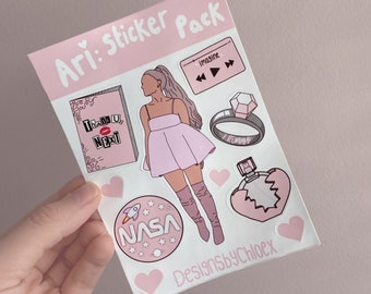 ariana grande stickers etsy
