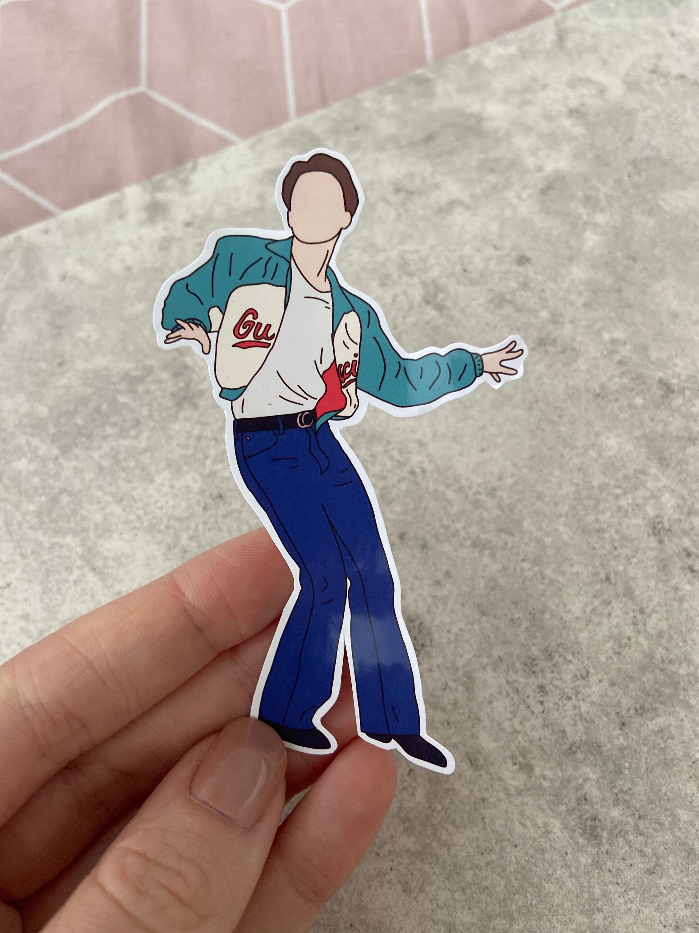 Jimin BTS Dynamite Inspired Sticker Faceless - Etsy UK