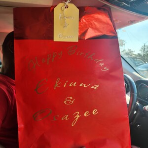 Custommade gift bag