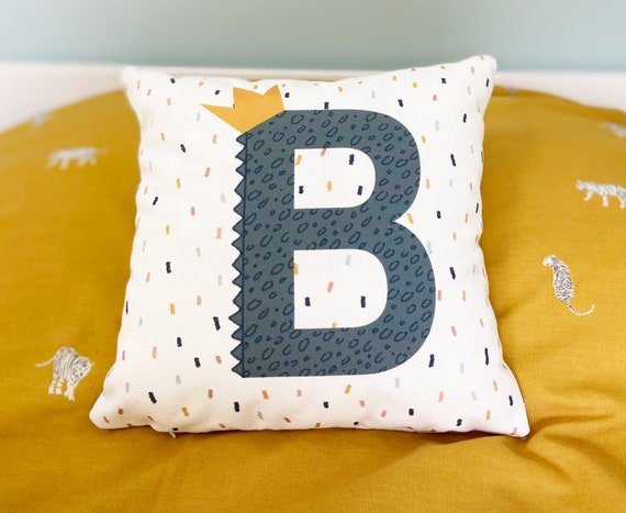 cushions with initials on them