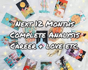 Next 12 months Tarot Forecast And Predictions / Year Ahead Overview Career + Love