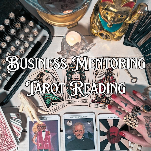 Lecture de tarot de coaching d'affaires pour les entrepreneurs nouveaux ou expérimentés