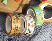 Totoro Washi tape, decorative washi tape, colourful tape, stationary, gift tape, gift ideas, Anime, Manga
