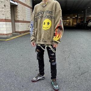 Kanye Lucky Me Veo Fantasmas Sudadera con Capucha Unisex / | Etsy México