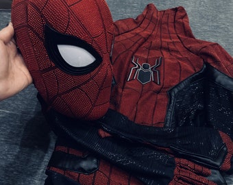 Disfraz de Spiderman de estrella de la naturaleza para adultos, traje de  araña de superhéroes Cosplay lejos de casa para hombres adultos