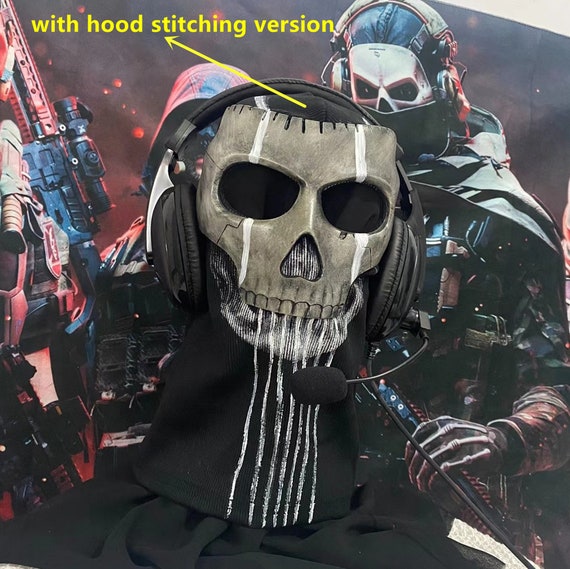 Call of Duty Ghost Mask Skull Full Face Mask Costume for Sport Halloween  Cosplay Prop