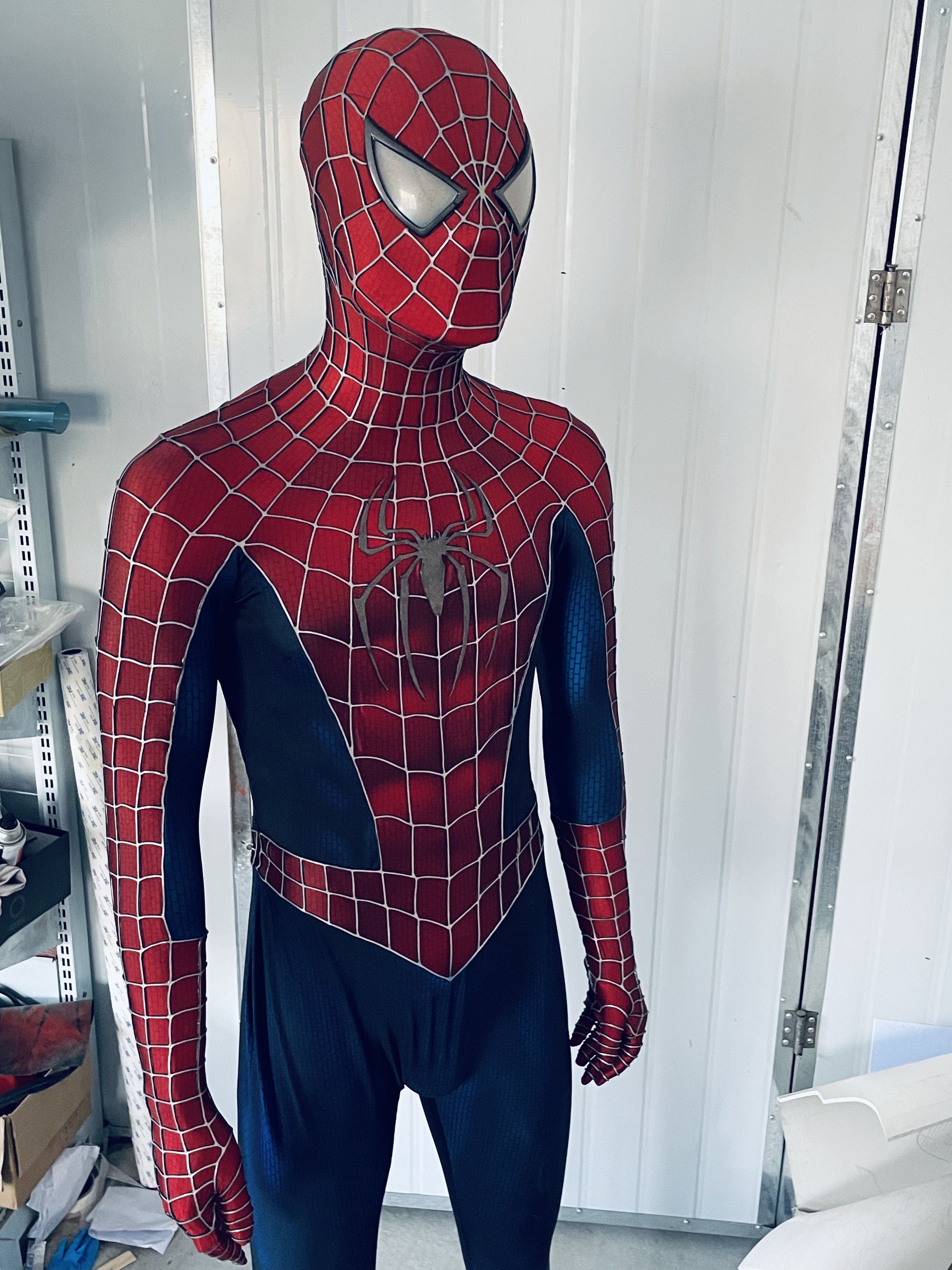 Spiderman Uparaded Kostüm Anzug Sam Raimi Spiderman Cosplay 3D Etsy.de