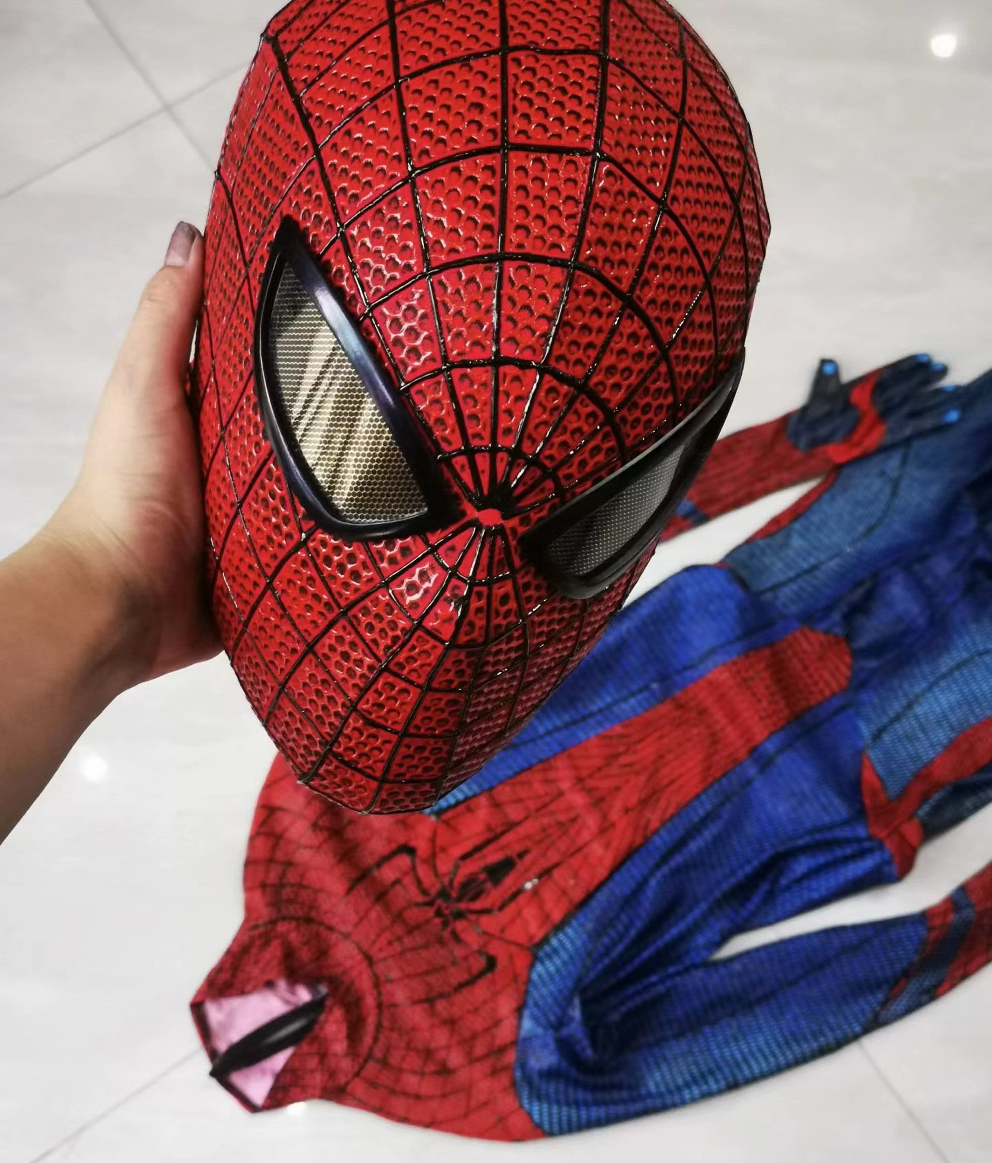 The Amazing Spiderman 2 Spider Vision Mask 2014 EUC Marvel Avengers Cosplay