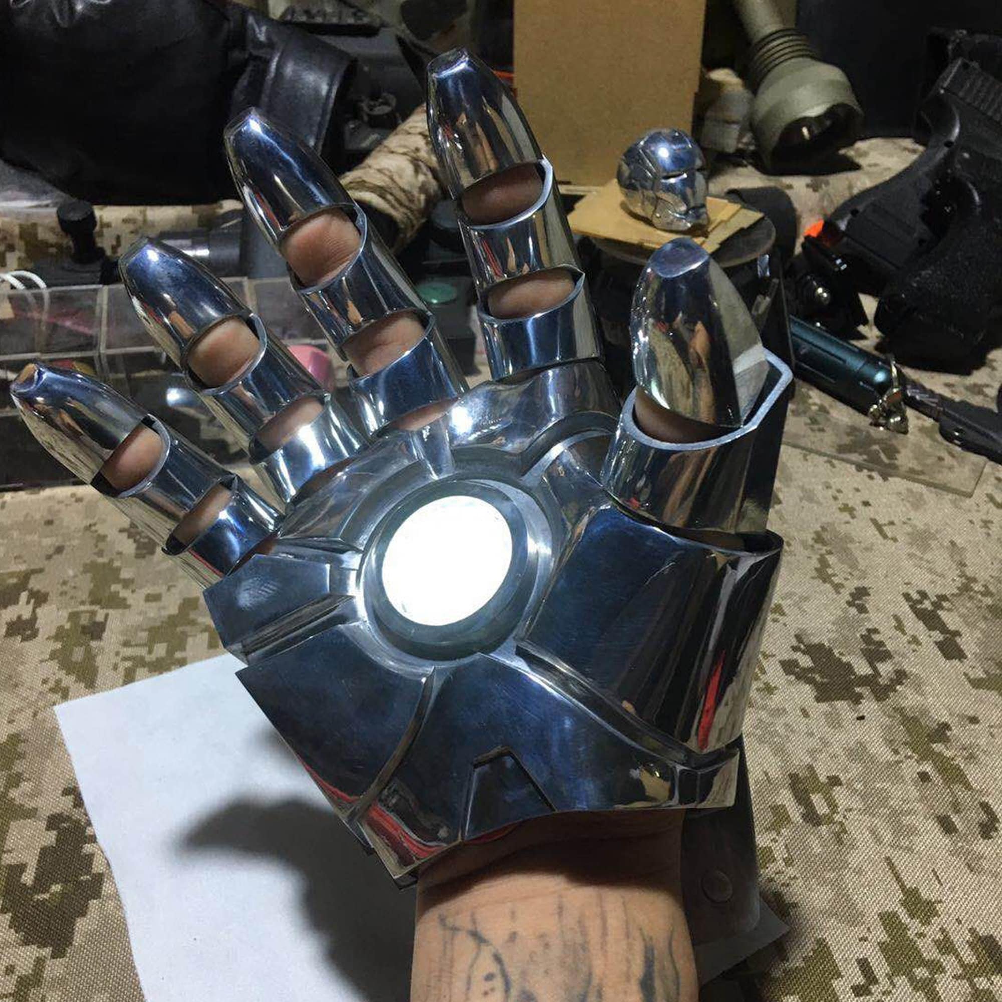 Mark 2 Glove Iron Man Glove Tony Stark Gauntlet MK II Metal Etsy
