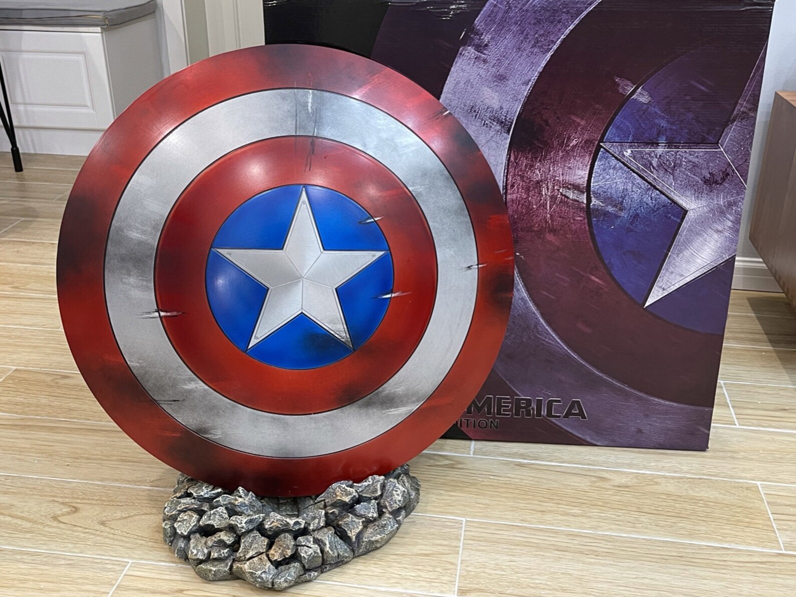 Captain America Shield Metal 1:1 Scale Props Captain Steven | Etsy