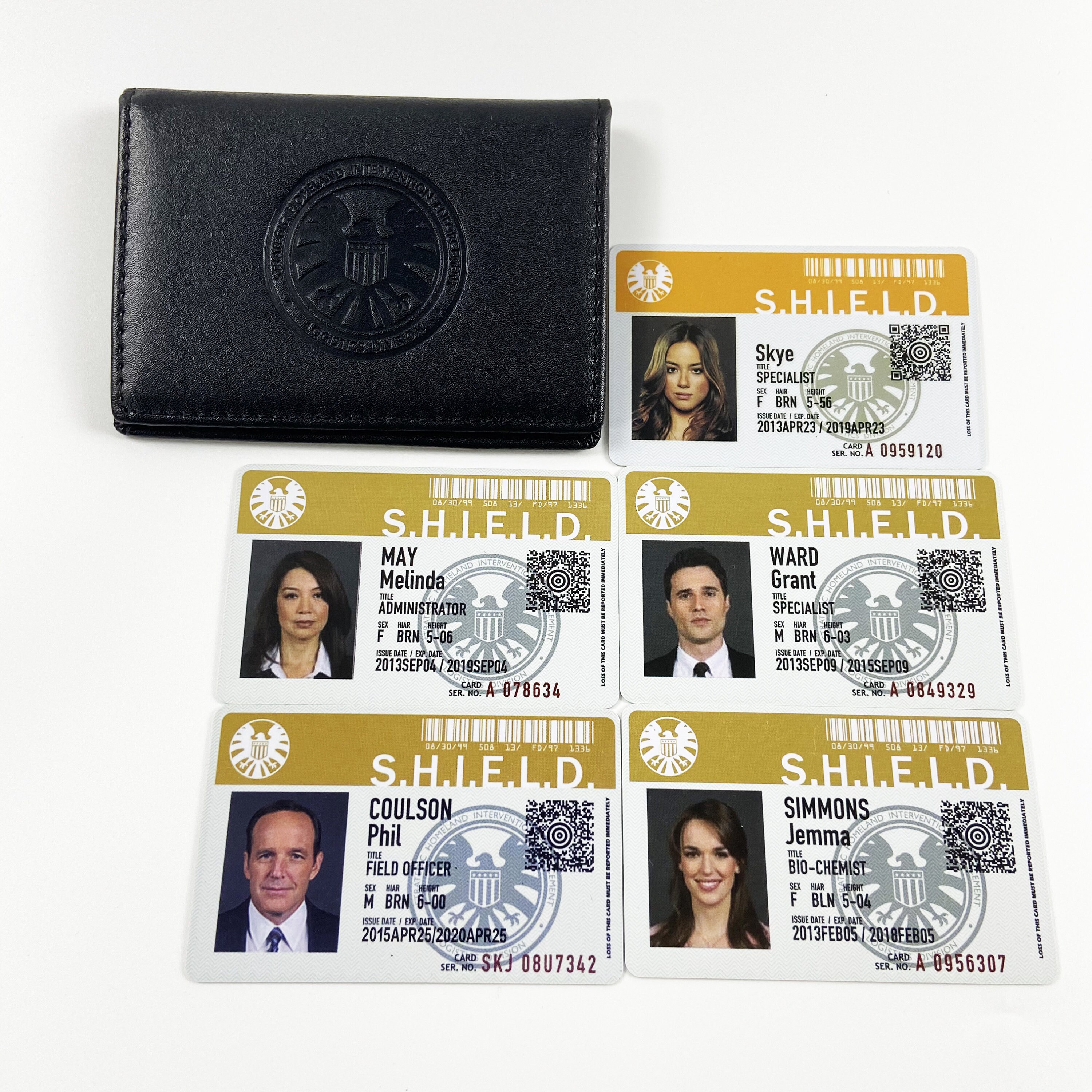Agents ID Card S.H.I.E.L.D. Custom ID Card With Metal Badge Holder Wallet  Marvel Props Cosplay Props Replica -  Hong Kong