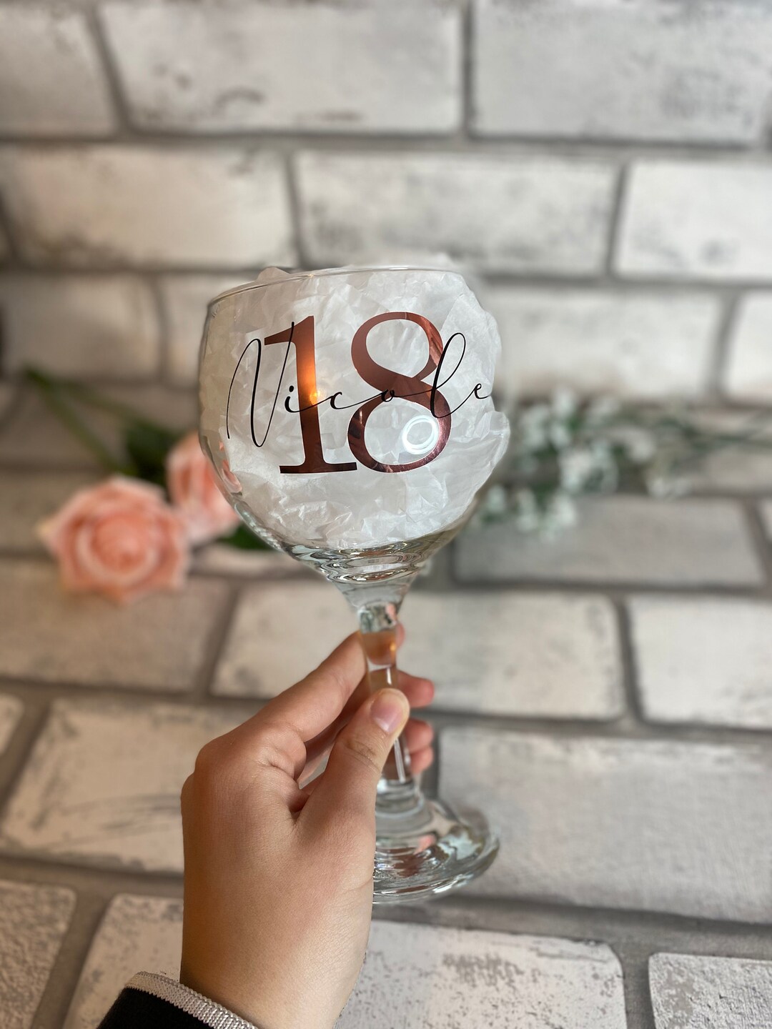 Personalizzato Inciso Gin Regali Di Compleanno In Vetro