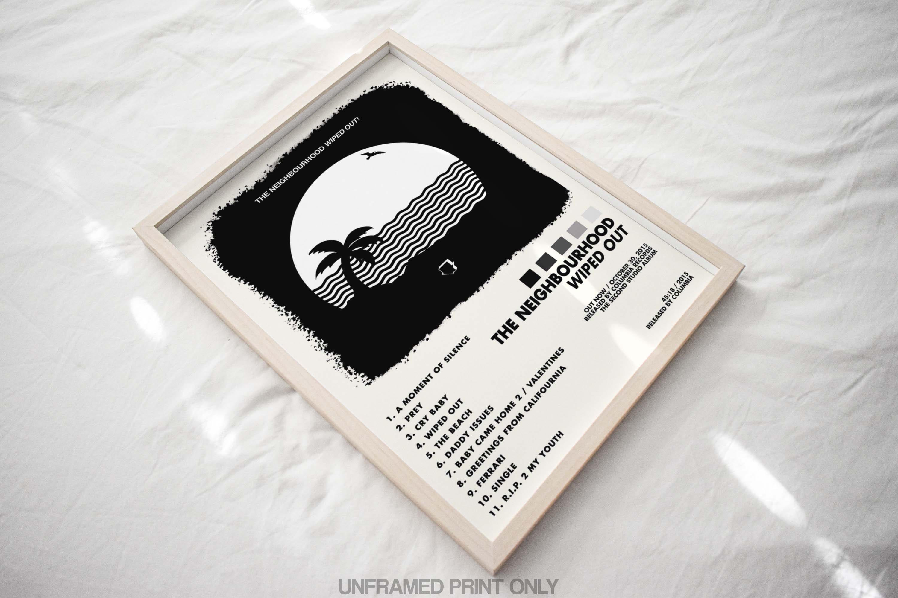 The Neighberhood Wiped out Album Cover Posters / | Etsy