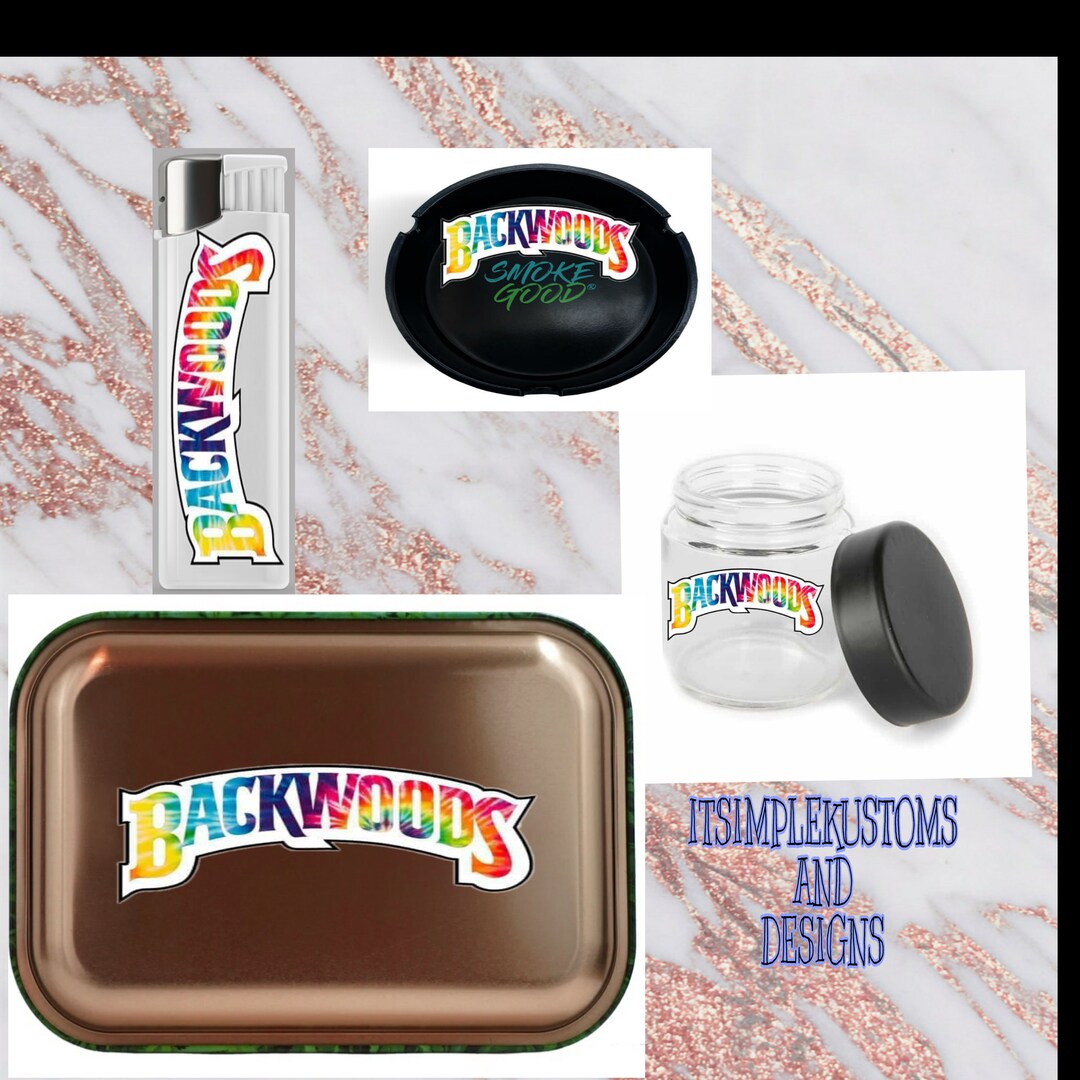 4pc. Backwoods Rolling Tray Set Etsy México