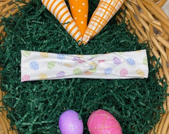 Pastel Easter Egg Skinny Headband