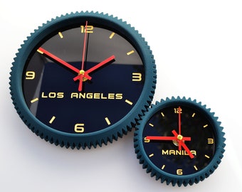 Unique Multi Zone Decorative Gear Clock