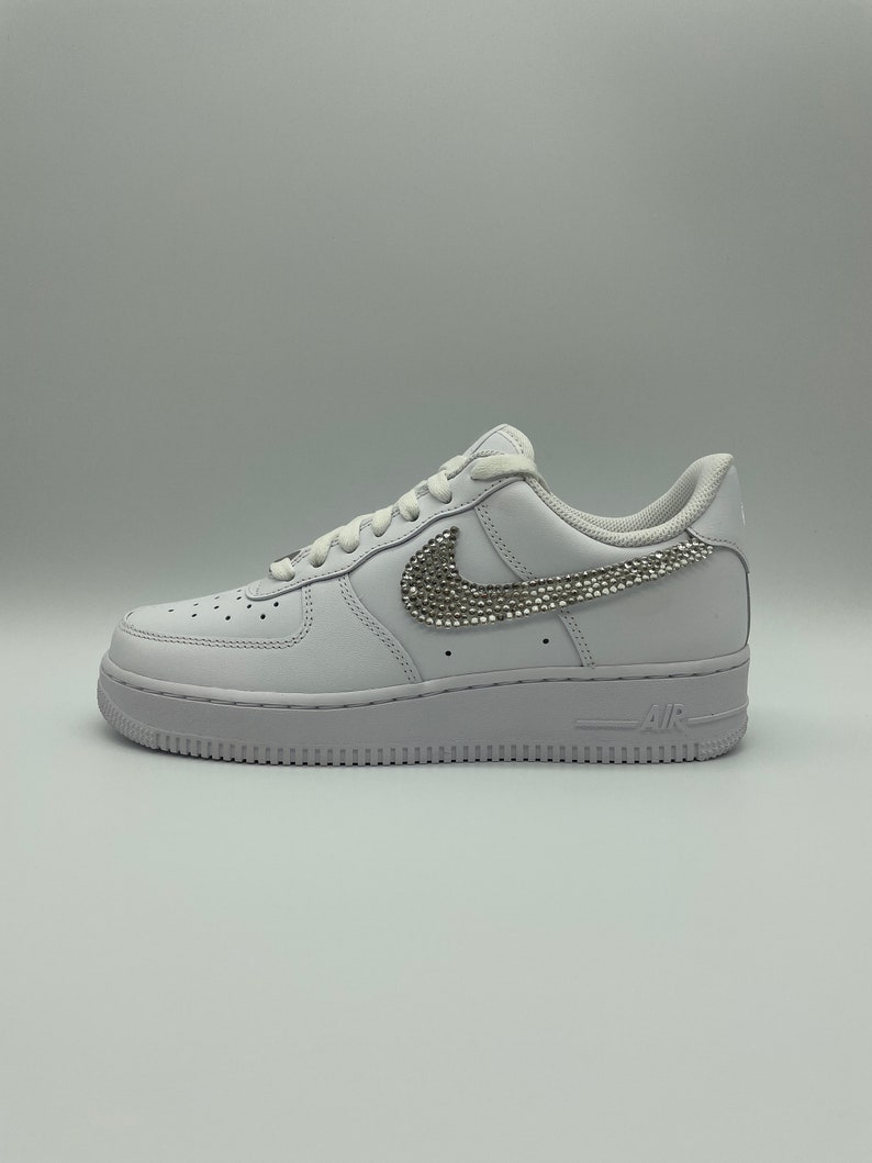 Nike Air Force 1 / Diamond Custom | Etsy