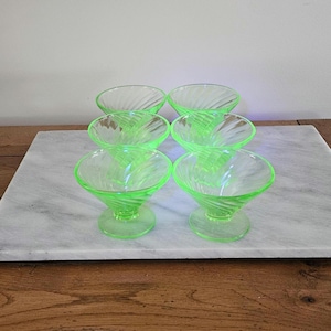 Uranium Federal Glass Dishes