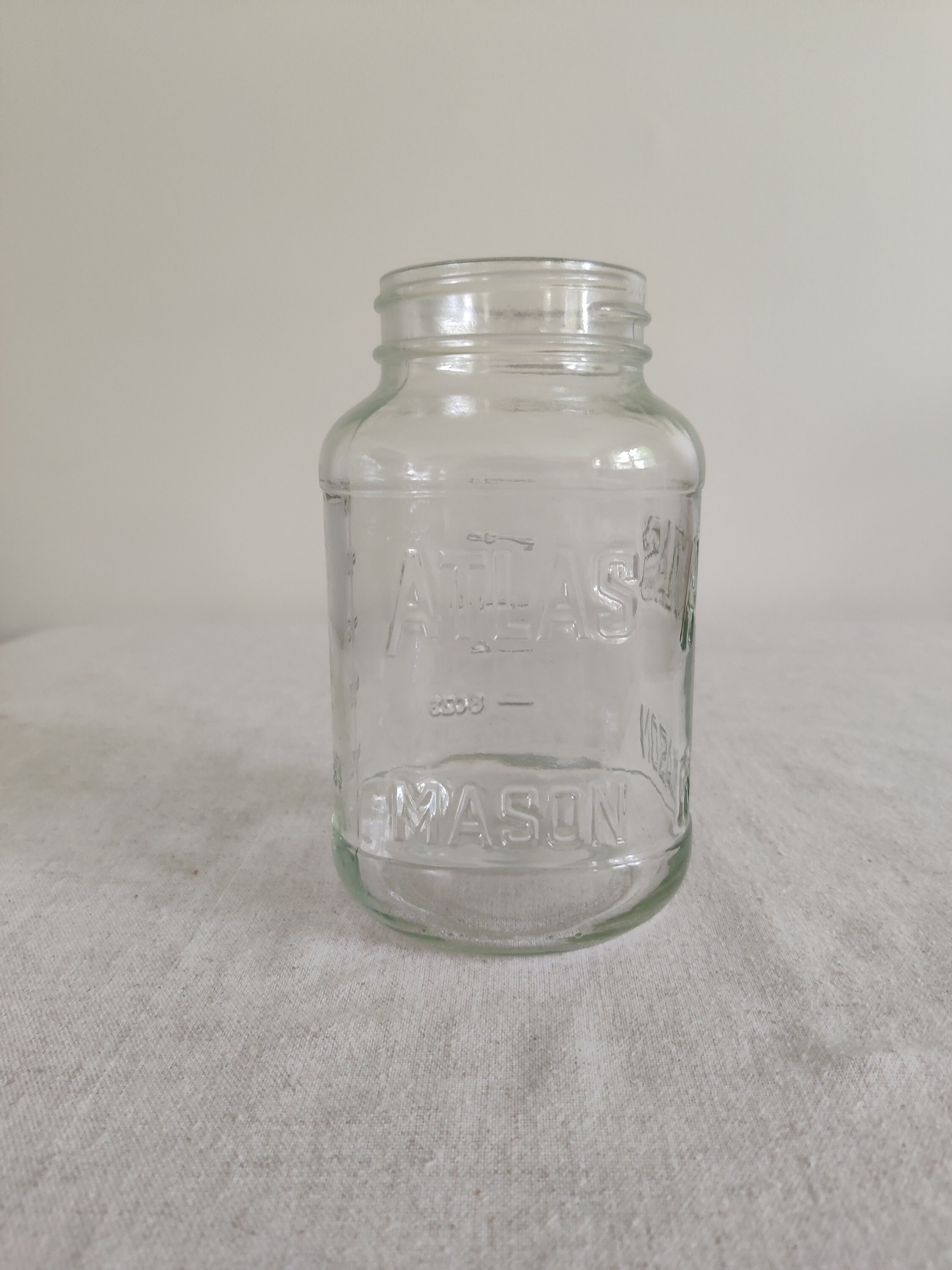 Atlas Mason / Vintage Atlas Jar / Canning Jar Etsy