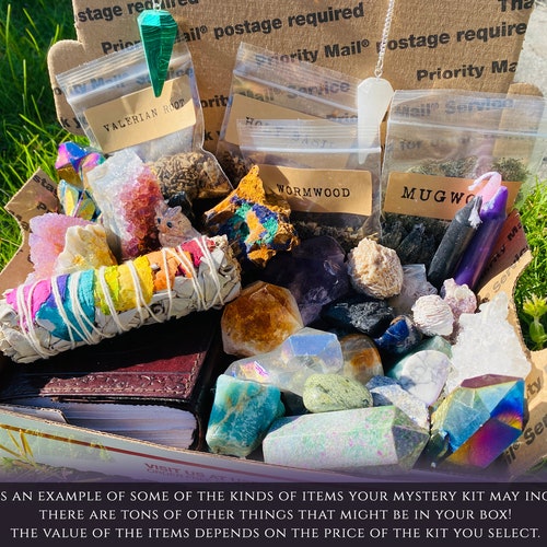 Mystery Witch Kit [NEW TIERS] | Risk-Free | Witchcraft Starter Kit, Wiccan Starter Kit, Witch Kit, Baby Witch Starter Kit, Herb Kit