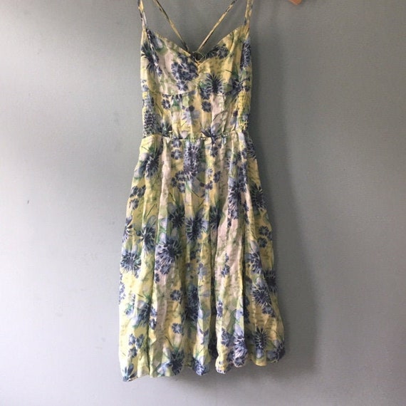 Free People, Hawaiian floral print, 50s style, smo