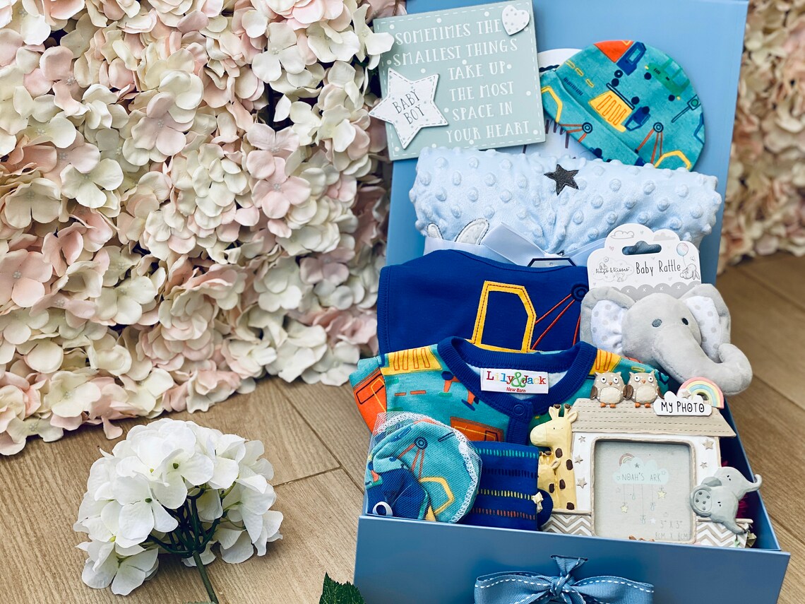 Luxus Baby Jungen Geschenkbox Baby Shower Geschenk Neues Etsy